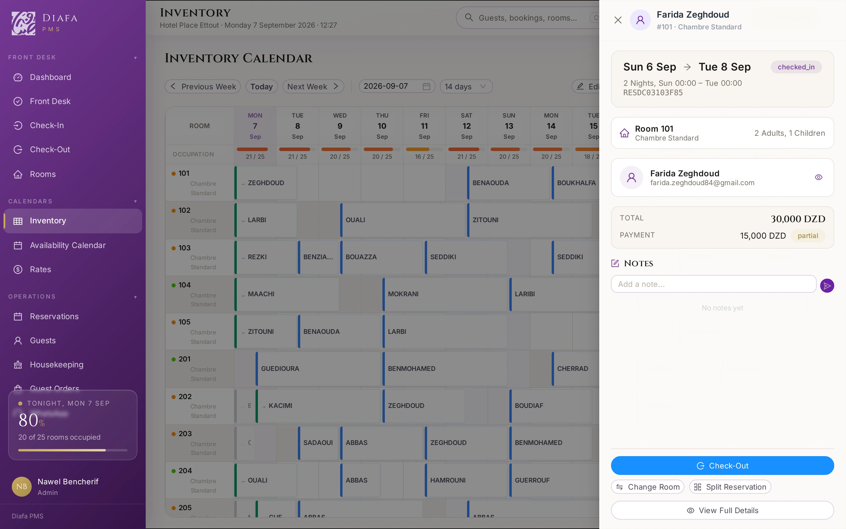 Inventory Calendar