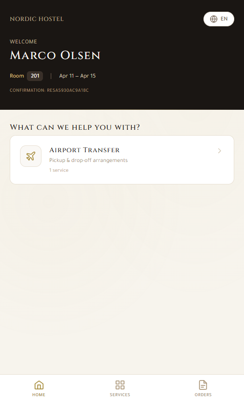 Guest Services Portal
